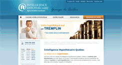 Desktop Screenshot of intelligence-hypothecaire.com